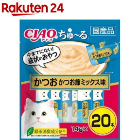 チャオ ちゅ～る かつお かつお節ミックス味(14g*20本入)【ちゅ～る】[ちゅーる]