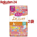 ナチュラ さら肌さらり よれスッキリ 吸水ナプキン 24cm ロング 30cc 大容量(42枚入*2袋セット)