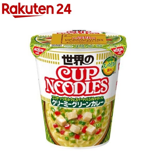 カップヌードル スパイス香る クリーミーグリーンカレー ケース(80g×12食入)【カップヌードル】のサムネイル
