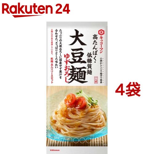 キッコーマン 大豆麺 ゆずおろし(115g*4袋セット)【キッコーマン】のサムネイル