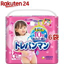 トレパンマン L 9-14kg 女の子(Lサイズ*21枚入*6コセット)【トレパンマン】[おむつ トイレ ケアグッズ オムツ]