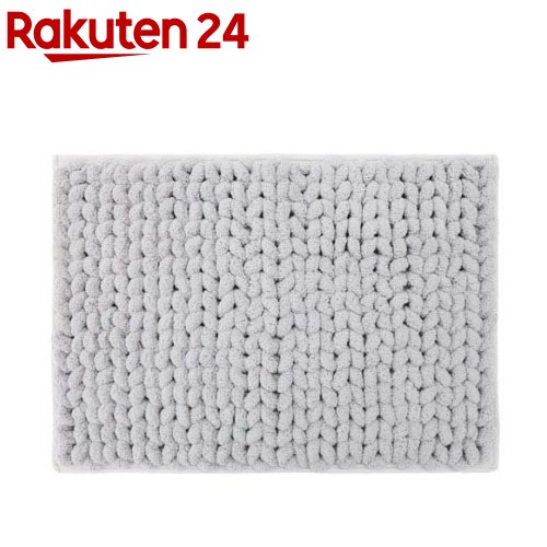 MOU バスマット 約45×60cm グレー(1枚入)【YOKOZUNA(ヨコズナ)】