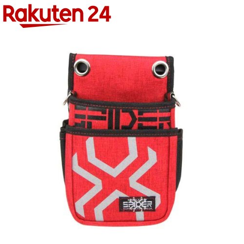 SK11 小型腰袋2段 レッド SPD-RD-6(1個)【SK11】
