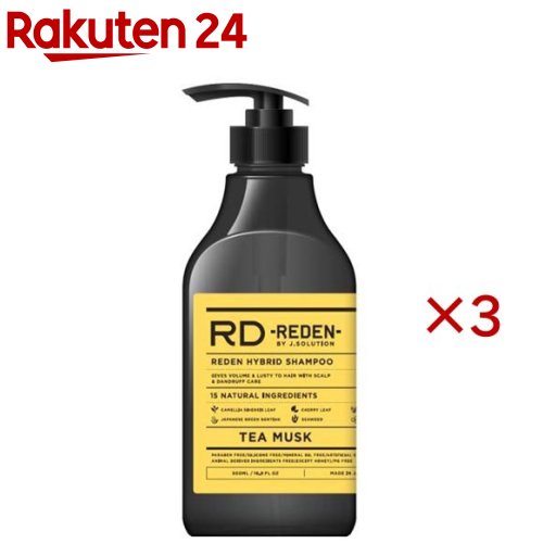 お店TOP＞化粧品＞男性化粧品(メンズコスメ)＞男性化粧品(メンズコスメ)ヘアケア・カラー＞男性用シャンプー＞リデン ハイブリットシャンプー ティームスク (500ml×3セット)商品区分：化粧品【リデン ハイブリットシャンプー ティームスクの商品詳細】●スタイリッシュなデザインでありながら機能性も兼ね備えたハイブリッドシャンプー。●ハリ・コシを与えて、ボリューム感のある仕上がりに！●頭皮・毛髪の皮脂や汚れを取り除き、フケ・かゆみを抑えます。●清潔感を感じさせるウッディームスクの香り。●詰替えタイプ【販売名】リデンハイブリット・シャンプーR3【使用方法】・髪を濡らしてから、適量を手に取り、毛髪・頭皮を指の腹でマッサージするように洗い、よくすすいでください。【成分】水、ラウレス硫酸Na、ラウリルベタイン、ポリソルベート20、ココイルグルタミン酸TEA、コカミドDEA、BG、乳酸桿菌／マテチャ葉発酵液、グリシン、セイヨウアカマツ球果エキス、チャ葉エキス、ハチミツ、ドクダミエキス、センブリエキス、カキ果実エキス、ソメイヨシノ葉エキス、ビワ葉エキス、オタネニンジン根エキス、スサビノリエキス、マコンブエキス、オウゴン根エキス、マグワ根皮エキス、アロエベラ葉エキス、ルイボスエキス※、セイヨウノコギリソウエキス、ユズ果実エキス、グリセリン、ポリクオタニウム-10、グリチルリチン酸2K、パンテノール、塩化Na、塩化亜鉛、乳酸Na、メントール、O-シメン-5-オール、サリチル酸、コカミドメチルMEA、ココイルメチルタウリンNa、DPG、クエン酸、水酸化Na、酢酸トコフェロール、EDTA-2Na、安息香酸Na、フェノキシエタノール、香料、カラメル【注意事項】・メントールなどの冷感刺激に弱い方はご使用をお控えください。・傷やはれもの、湿疹等異常のある部位には使用しないでください。・使用中や使用後、かぶれたり、刺激を感じたときは使用を中止し、症状が残る場合は、皮膚科専門医などに相談をおすすめします。・目に入らないように注意し、入った場合は、すぐに水で充分に洗い流してください。・子供や認知症の方などの誤飲を防ぐため手に届かない場所で保管してください。・極端に高温または低温の場所、直射日光があたる場所には保管しないでください。【原産国】ベトナム【ブランド】リデン【発売元、製造元、輸入元又は販売元】LIFELONG※説明文は単品の内容です。リニューアルに伴い、パッケージ・内容等予告なく変更する場合がございます。予めご了承ください。・単品JAN：4589420290766LIFELONG105-0011 東京都港区芝公園2-11-200120-035-507広告文責：楽天グループ株式会社電話：050-5577-5043[シャンプー/ブランド：リデン/]