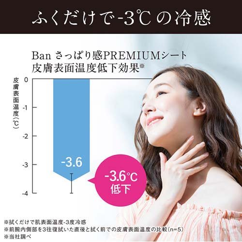 Ban(バン) さっぱり感PREMIUMシート クールタイプ ひんやりシトラスの香り(30枚入*...