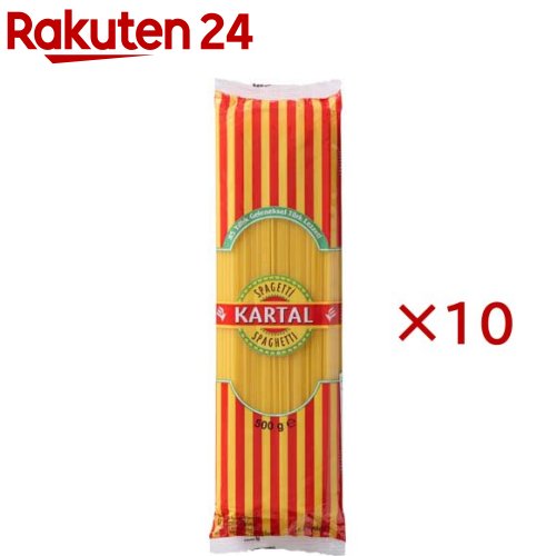 お店TOP＞フード＞穀物・豆・麺類＞パスタ＞パスタ全部＞カルタル スパゲッティ 1.7mm (500g×10セット)【カルタル スパゲッティ 1.7mmの商品詳細】●毎日楽しめる、美味しいお手軽スパゲッティ。【品名・名称】スパゲッティ【カルタル スパゲッティ 1.7mmの原材料】デュラム小麦のセモリナ【栄養成分】100gあたりエネルギー：349kcal、たんぱく質：11.1g、脂質：1.4g、炭水化物：74.6g(糖質：71.5g、食物繊維：3.1g)、食塩相当量：0.02g【アレルギー物質】小麦【保存方法】直射日光、高温多湿を避けて保存【原産国】トルコ【発売元、製造元、輸入元又は販売元】加藤産業(貿易)※説明文は単品の内容です。リニューアルに伴い、パッケージ・内容等予告なく変更する場合がございます。予めご了承ください。・単品JAN：8690684101036加藤産業(貿易)662-8543 兵庫県西宮市松原町9番20号0120-787-672広告文責：楽天グループ株式会社電話：050-5577-5043[麺類]