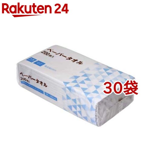 Kitchen Paper - ペーパータオル 中判 レギュラータイプ(200枚入*30袋セット)