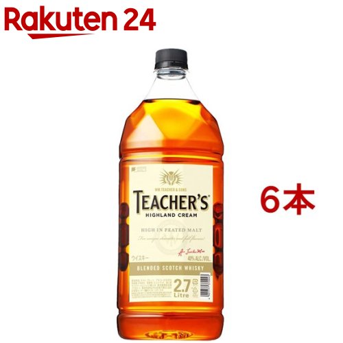 サントリー スコッチウイスキー ティーチャーズ ハイランドクリーム 正規 40度(2700ml*6本セット)