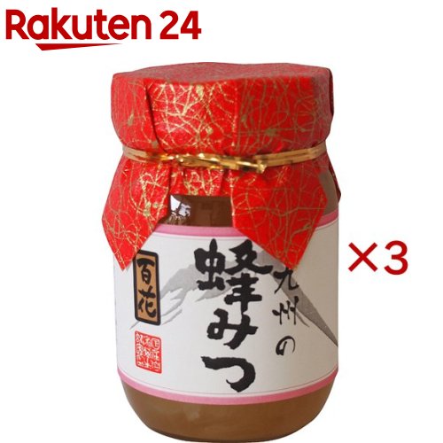 お店TOP＞フード＞はちみつ・ジャム＞はちみつ＞国産ハチミツ＞九州百花蜂蜜 (500g×3セット)【九州百花蜂蜜の商品詳細】みつばちが色々な花から集めてきた百花蜜(百花はちみつ)です。【九州百花蜂蜜の原材料】・名称・品名：はちみつ・原材料：国産蜂蜜【栄養成分】・名称・品名：はちみつ・原材料：国産蜂蜜【注意事項】昔ながらの採蜜作業のため小さな花粉粒子、みつろう片等混入する事もありますが、体に栄養になっても害にはなりません。【ブランド】川口養蜂場【発売元、製造元、輸入元又は販売元】川口養蜂場※説明文は単品の内容です。リニューアルに伴い、パッケージ・内容等予告なく変更する場合がございます。予めご了承ください。送料無料対象商品と他商品を同時購入した場合、規定の送料無料ラインに満たない場合は送料が発生致しますのでご注意ください。・単品JAN：4944448005332川口養蜂場広告文責：楽天グループ株式会社電話：050-5577-5043[砂糖・甘味料/ブランド：川口養蜂場/]
