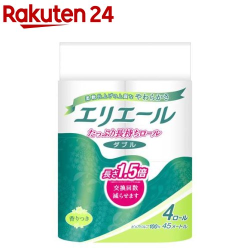 エリエール トイレットティシュー コンパクト ダブル(4ロール)【エリエール】