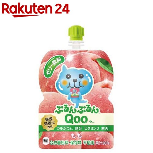 ミニッツメイド ぷるんぷるんクー ピーチ パウチ(125g*6コ入)【クー(Qoo)】[野菜・果実飲料]