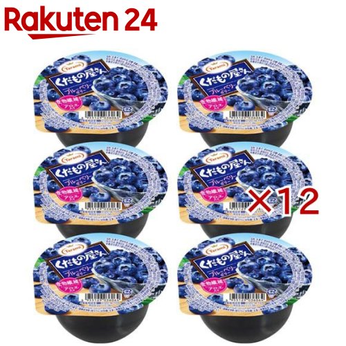 たらみ くだもの屋さん ブルーベリーゼリー(6個入×12セット(1個160g))【くだもの屋さん】