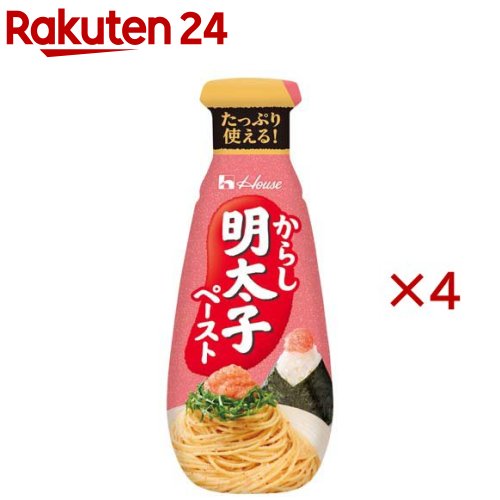 Pasta Sauce - からし明太子ペースト(160g×4セット)【ハウス】