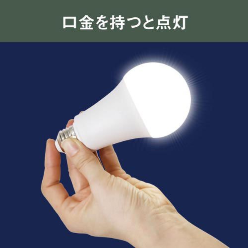 ムサシ 充電式LED電球 R-LED60N(1台) [2]