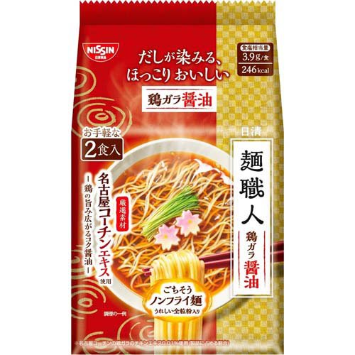 日清麺職人 鶏ガラ醤油(2食入×18セット(1食76g))【日清麺職人】 rakuten24-11373431 楽天24 サンプル画像3