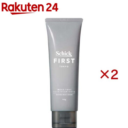 シックファースト シェービング ミルキークリーム(110g×2セット)【Schick(シック)】