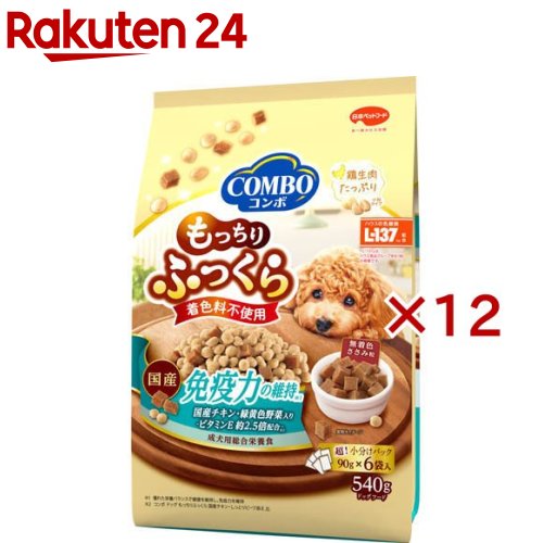 コンボ ドッグ もっちりふっくら 免疫力の維持(6袋入×12セット(1袋90g))