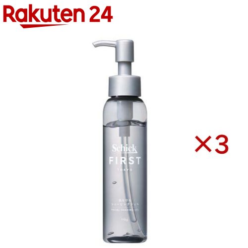 シックファースト フェイシャル シェービングジェル(110g×3セット)【Schick(シック)】