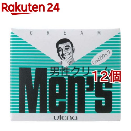 ウテナ 男性クリーム しっとり(60g*12個セット)【ウテナ】