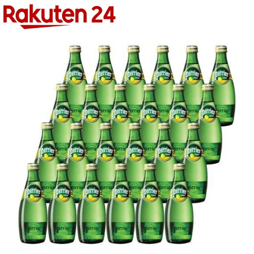 ペリエ レモン ナチュラル炭酸水 瓶 正規輸入品(330ml×24本)