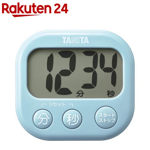 タニタ カウントアップ機能付き でか見えタイマー TD-432-BL(1個)