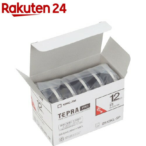 ƥץ顦ץ ơץȥå ץơץѥå 󥰥 SS12KL-5P(1ѥå)ڥƥץ(TEPRA)