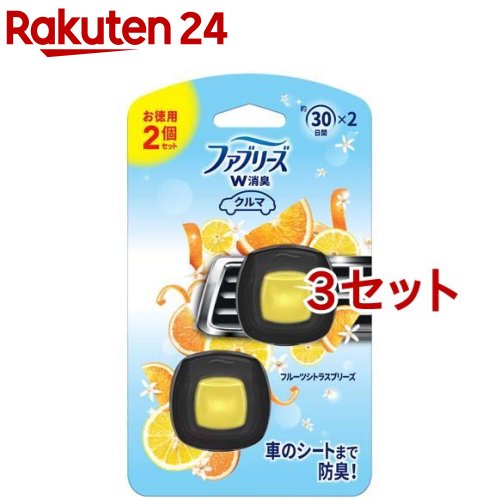 ファブリーズ イージークリップ フルーツシトラスブリーズ(2ml*2個入*3セット)【ファブリーズ(febreze)】