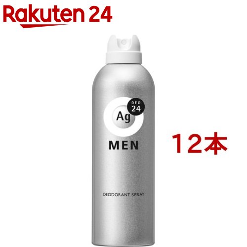 エージーデオ24メン メンズデオドラントスプレー N 無香性 LL(180g*12本セット)【エージーデオ24(Ag deo 24)】