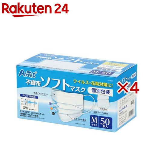 99％カット不織布ソフトマスクM