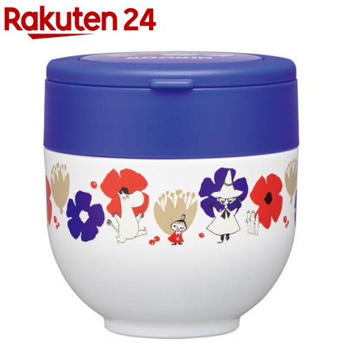 折りたたみハンドル ランチジャー 丼 540ml 真空保温 ムーミン LDNO6AG(1個)