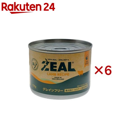 Mature Dog - ZEAL プレミアム犬缶 ラム(170g×6セット)