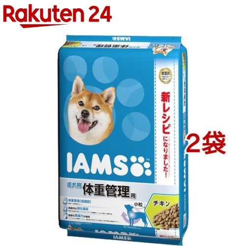 アイムス 成犬用 体重管理用 チキン 小粒 12kg*2コセット 【dqa】【アイムス】[ドッグフード]