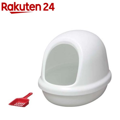 お店TOP＞ペット用品＞トイレタリー・衛生用品＞猫用トイレ用品(トイレタリー)＞システムトイレ容器(猫用)＞ネコのトイレフルカバー PNE 白 (1個)【ネコのトイレフルカバー PNE 白の商品詳細】●日本ネコをイメージした白の小型猫用トイレです。●砂が飛び散りにくく、臭いが広がりにくいフルカバータイプです。●おそうじしやすいスコップ付きです。【規格概要】・カラー：しろ・商品サイズ(cm)：幅約39.4*奥行約50.0*高さ約39.0・入口サイズ(cm)：幅約19.5*高さ約23.0・入口高さ(cm)：床から入口までの高さ14.5・重量(約)：1.22kg・主要材質：ポリプロピレン(ハイパーウッディフレッシュ10L)・パッケージサイズ(cm)：約37.5*約51*約8・内容量：10L・主要材質：木、ベントナイト、抗菌剤【発売元、製造元、輸入元又は販売元】アイリスプラザこちらの商品は、ペット用の商品です。リニューアルに伴い、パッケージ・内容等予告なく変更する場合がございます。予めご了承ください。アイリスプラザ980-0021 宮城県仙台市青葉区中央2-1-703-6704-9391広告文責：楽天グループ株式会社電話：050-5577-5043[猫用品]