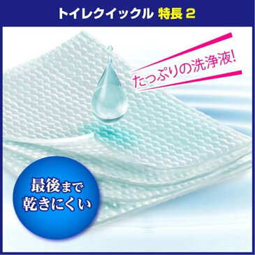 トイレクイックル トイレ掃除シート ジャンボパック 詰め替え 梱販売(20枚*12個入)【tbn24】【クイックル】