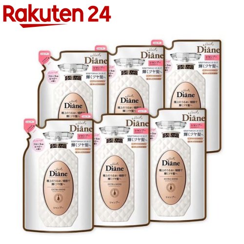 ダイアン パーフェクトビューティ- シャンプー エクストラシャイン 詰替(330ml*6袋セット)【ダイアン パーフェクトビューティー】