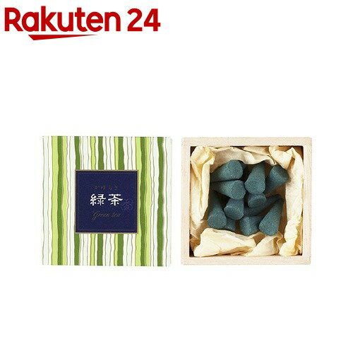 かゆらぎ 緑茶 コーン 香立付(12コ入)【かゆらぎ】