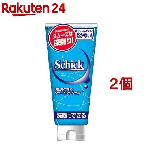 シック 洗顔シェービングジェル(180g 2コセット)【シック】