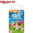 マナーウェア 女の子用 L ピンクリボン・青リボン 犬用 おむつ ユニチャーム(32枚入)【マナーウェア】