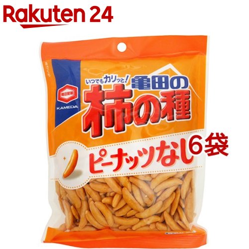 亀田の柿の種100％(130g*6コ)【亀田の柿の種】