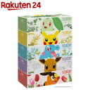 スコッティ ティッシュ ポケモン フラワーボックス 大容量(500枚(250組)×5箱)【スコッティ(SCOTTIE)】