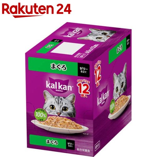 カルカン パウチ まぐろ 成猫 キャットフード ウェットフード(60g×12袋入)【カルカン パウチ】[キャットフード ウェットフード]のサムネイル