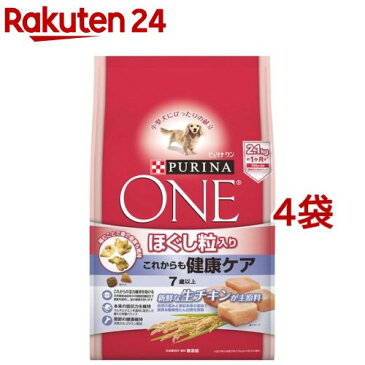 ピュリナワン ドッグ ほぐし粒入り 7歳以上 これからも健康ケア チキン(2.1kg*4袋セット)【dalc_purinaone】【qqs】【ピュリナワン(PURINA ONE)】[ドッグフード]