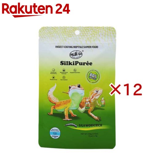 プロバグズシルクワームピューレ(12個入×12セット(1個5g))