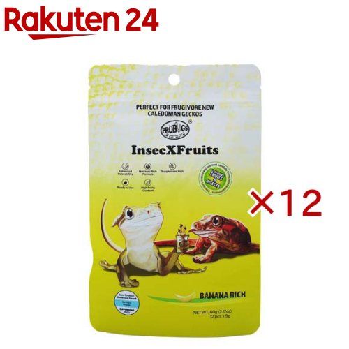 プロバグズバナナピューレ(12個入×12セット(1個5g))
