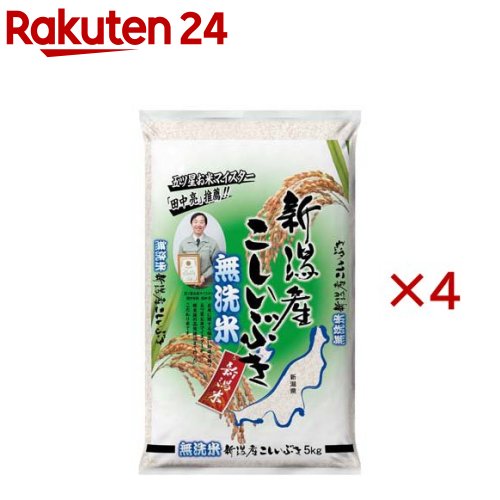 令和7年産無洗米 新潟県産こしいぶき(5kg×4セット)