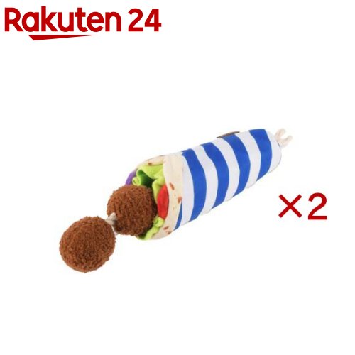 お店TOP＞ペット用品＞犬用品(グッズ)＞犬用おもちゃ・玩具(犬・遊)＞ぬいぐるみ(犬用)＞プレイ インターナショナルクラシック ファラフェルラップ (2セット)【プレイ インターナショナルクラシック ファラフェルラップの商品詳細】●遊び心をくすぐるフレーバーがいっぱい。●滑りやすいロープに付いた2つのキュッキュッと鳴るファラフェルボール、カシャカシャ音のする野菜の層、そしておやつを隠せるスペースを備えたこのぬいぐるみのおもちゃは、世界中の冒険を愛するワンちゃんに、引っ張ったり、ひねったり、キュッキュッと鳴らしたりと、無限の楽しさを提供します。【規格概要】材質：素材：ベロア(ポリエステル100％)、オリジナル再生ペットボトル繊維寸法：12.2×29.5×8.4cm、122g【注意事項】・洗濯機で丸洗いが可能です。デリケートな商品のため、洗濯ネットをご使用になることをお勧めします。・お洗濯後は直射日光を避け、しっかりと乾燥させてください。・誤飲やいたずらを防ぐため飼い主様の目の届く場所で使用し、壊れかけた場合は直ちに使用を中止し新しいものに交換してください。・このおもちゃは食べられません。また子供用おもちゃではありません。・おもちゃを投げて遊ぶときは、周囲の安全を十分に確認してください。【原産国】中国【発売元、製造元、輸入元又は販売元】ルークランこちらの商品は、ペット用の商品です。※説明文は単品の内容です。リニューアルに伴い、パッケージ・内容等予告なく変更する場合がございます。予めご了承ください。・単品JAN：840279505017ルークラン千葉市緑区あすみが丘2-1-4 花澤ビル3F043-205-1024広告文責：楽天グループ株式会社電話：050-5577-5043[犬用品]