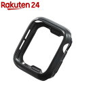 エレコム アップルウォッチ 40mm用 保護ケース バンパー ブラック AW-20SBPUBK(1個)【エレコム(ELECOM)】