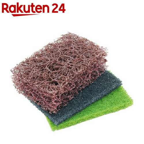 SK11 ナイロンタワシ ペンキ塗り替え下地処理セットB 鉄製品用 研磨砥粒付(1セット)【SK11】のサムネイル