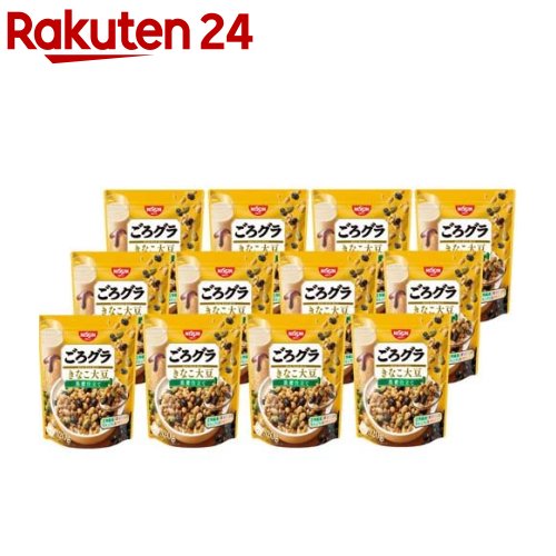 ごろグラ きなこ大豆(320g×12セット)【ごろっとグラノーラ】