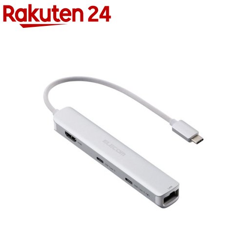エレコム ドッキングステーション 6in1 PD 85W出力 シルバー(1個)